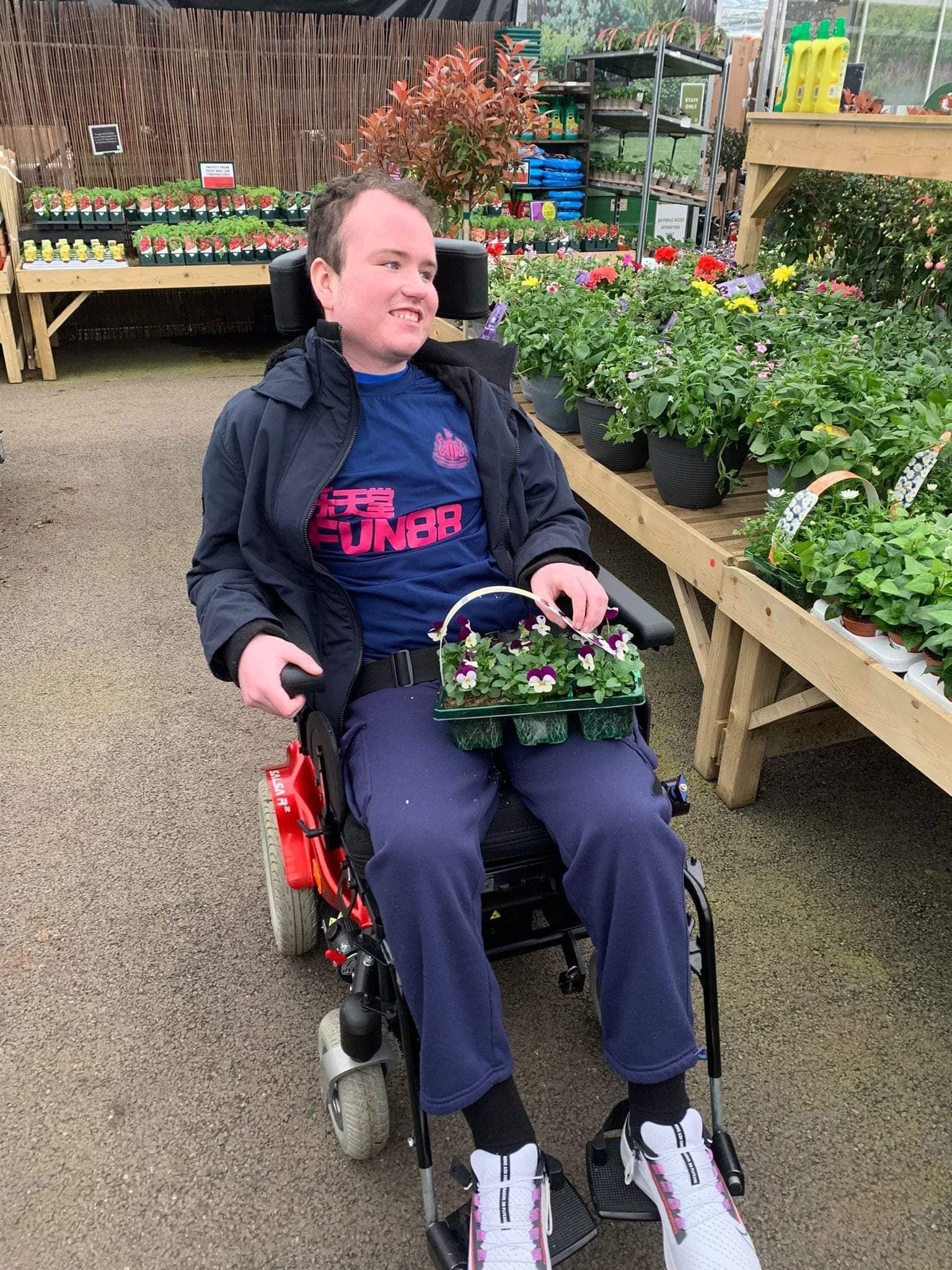 Gardening from wheelchair Five Acres