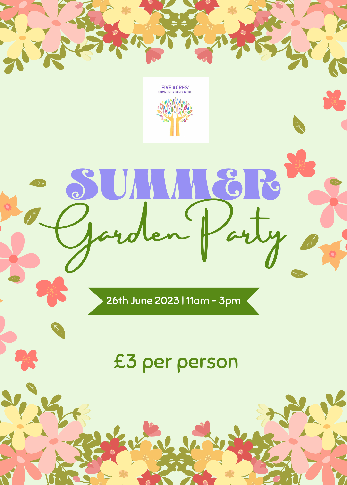 Summer Garden Party poster